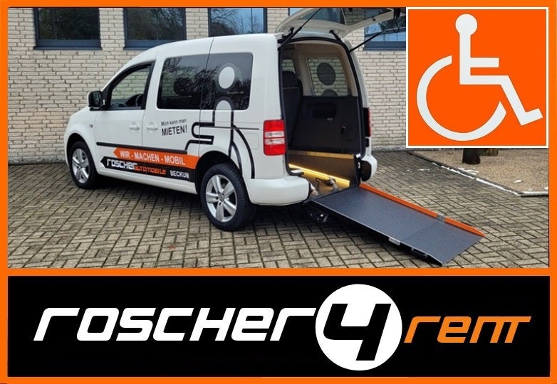 Vw Caddy Mit Rollstuhlrampe Mieten Fahrzeug Zur Behindertenbef Rderung