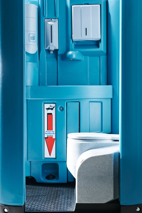 TOI ® Water Toilettenkabine - Mobile Toilette Mit Waschbecken - Hier ...