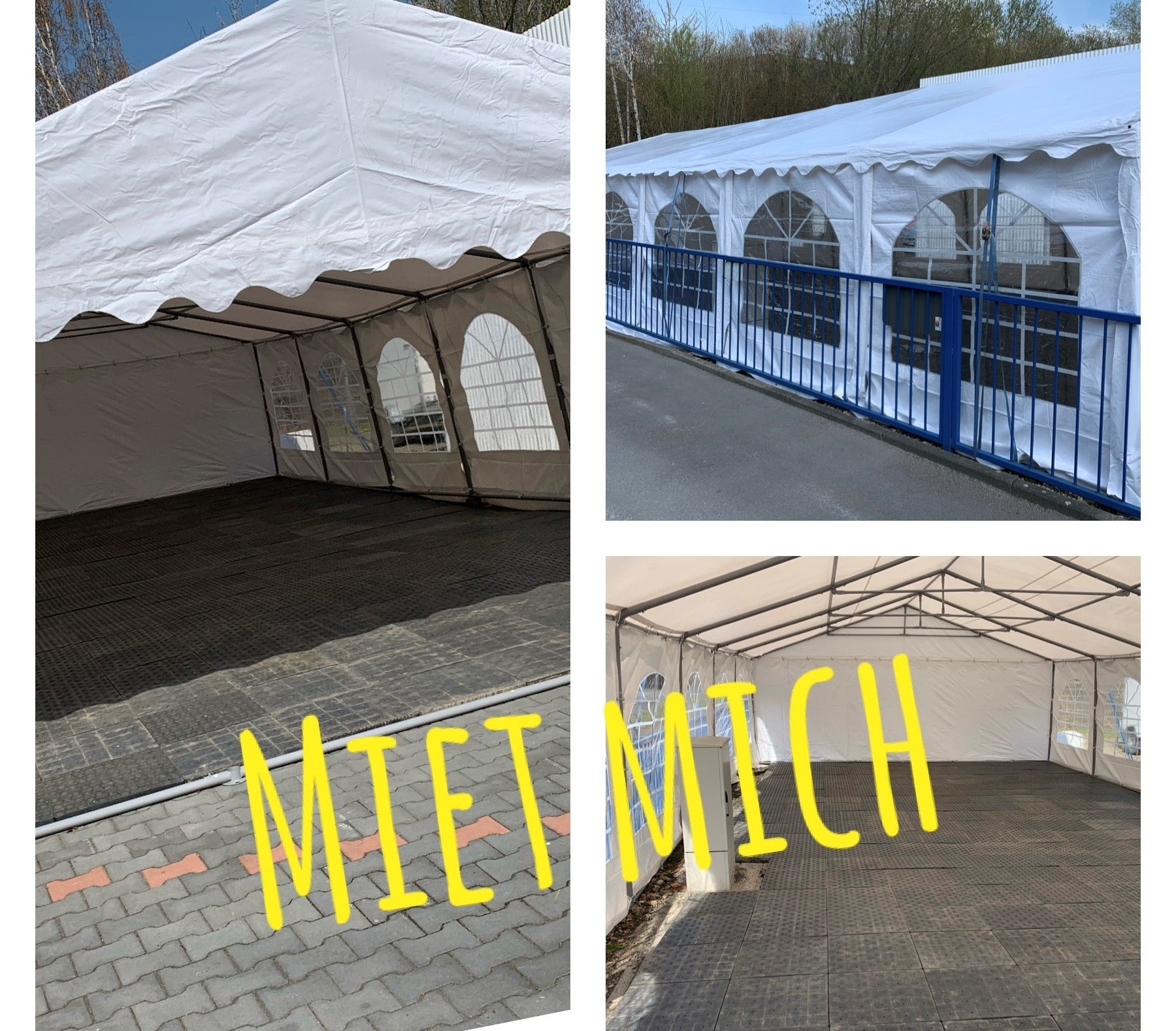 Festzelt, Event, Hochzeit, Partyzelt 6x12m authentic zum *TOP-PREIS* mieten