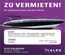 Exklusives Event auf dem Rhein