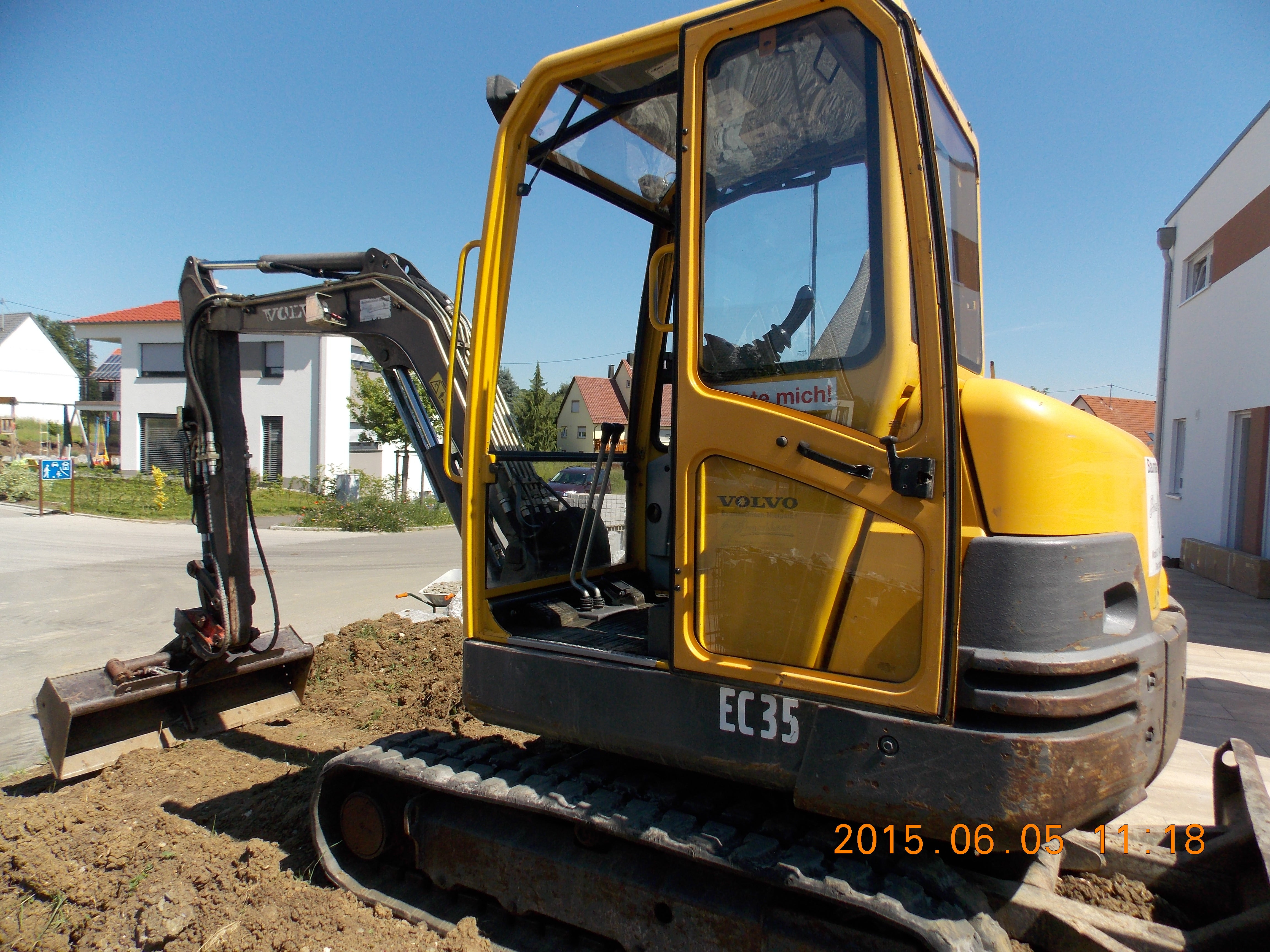 Volvo EC 35 outlet Minibagger Bagger mieten